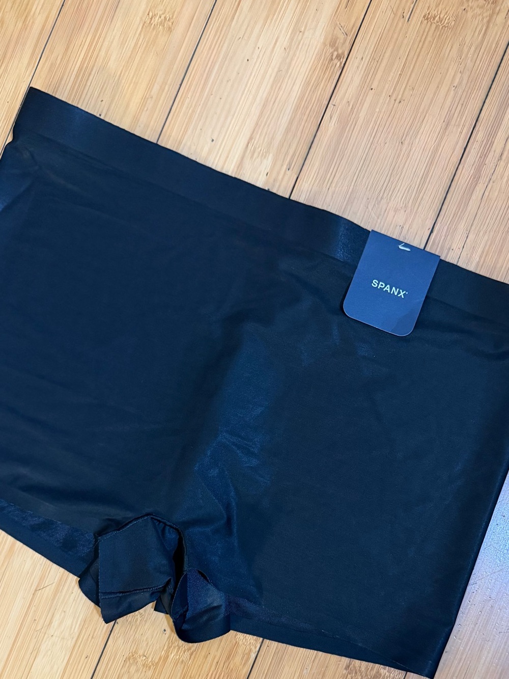 NWT SPANX Boyshort Very Black Size XL - Picture 5 of 15